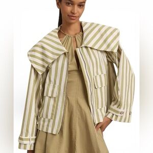 Maeve Oversized Collar Jacket, Small